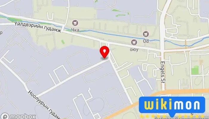 гэсэн газрын зураг Дугуй засвар Худалдаа Машин түрээслүүлэх газар дээр Улаанбаатар