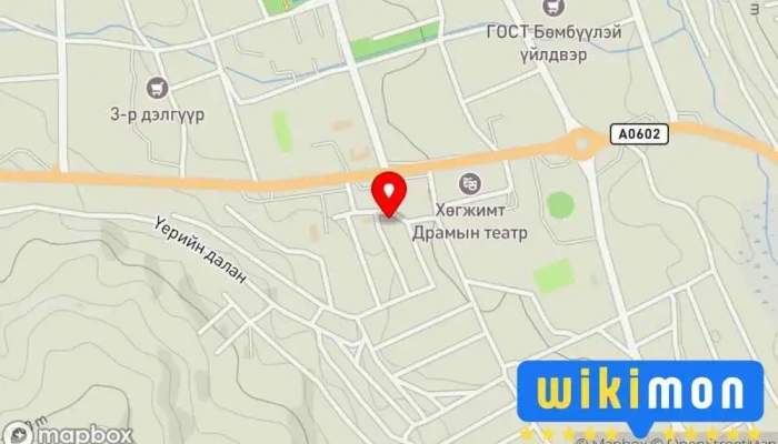 гэсэн газрын зураг Дугуй засвар Дугуй засварын төв дээр Цэцэрлэг