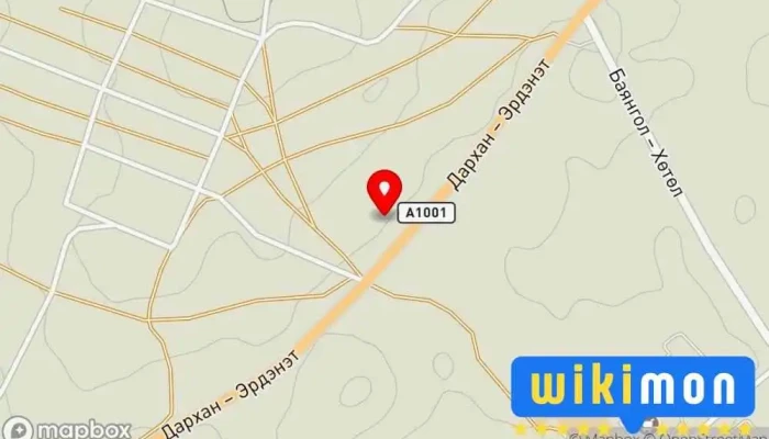 гэсэн газрын зураг Dugui zaswar Автомашин засварын газар дээр Хөтөл