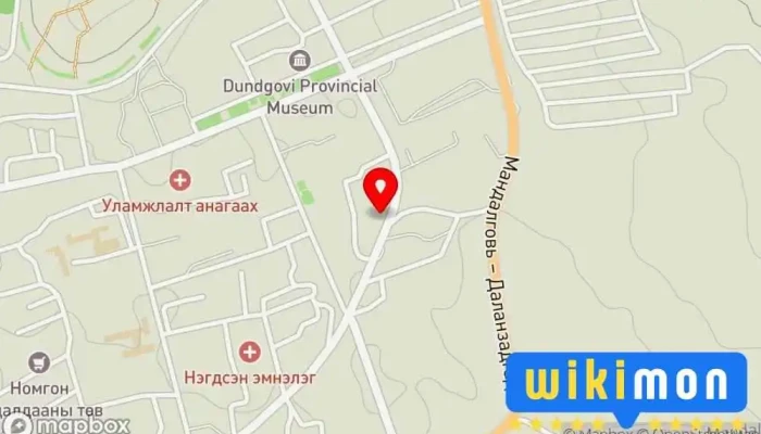 гэсэн газрын зураг Дундговь аймгийн ДДЭШ засвар Засварын Үйлчилгээ дээр Мандалговь