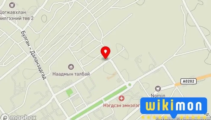 гэсэн газрын зураг DZ-Noodle Түргэн хоолны ресторан дээр Даланзадгад
