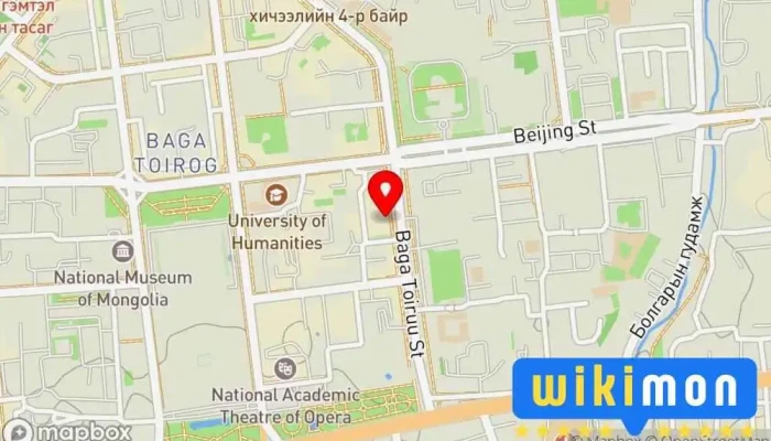 гэсэн газрын зураг E-Mongolia Academy Холбоо буюу Байгууллага дээр Улаанбаатар