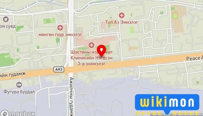 гэсэн газрын зураг Еховагийн гэрчүүдийн цуглааны танхим Еховагийн Гэрч Вант Улс Танхим дээр Улаанбаатар
