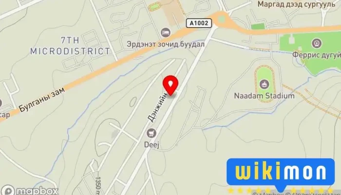 гэсэн газрын зураг Erdenet auto service Автомашин засварын газар дээр Эрдэнэт