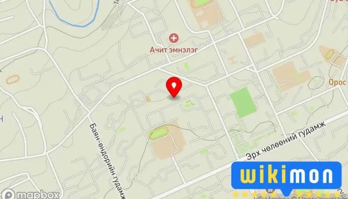гэсэн газрын зураг ERDENET BUBBLE LAUNDRY Хувцас угаалгын үйлчилгээ дээр Эрдэнэт