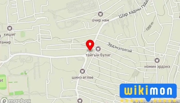 гэсэн газрын зураг Эрдэнэтолгой-2 Bus stop дээр Улаанбаатар