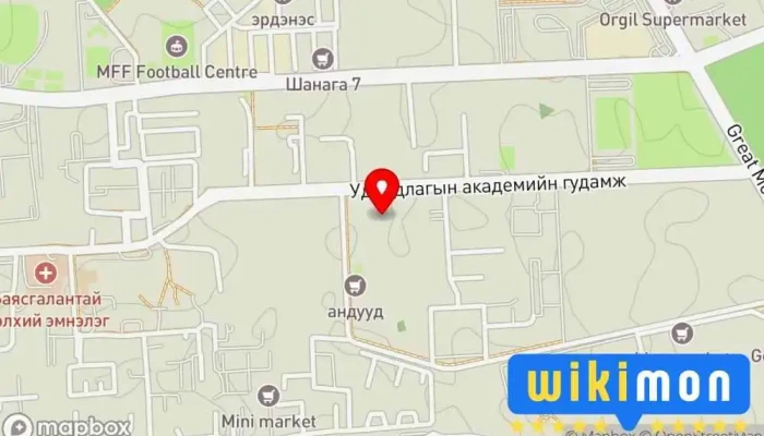 гэсэн газрын зураг Эрхий мэргэн Хүүхдийн цэцэрлэг дээр Улаанбаатар