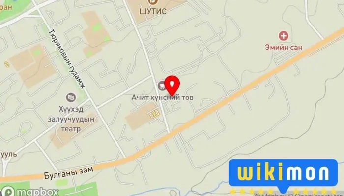 гэсэн газрын зураг Есөн Эрдэнэ бөөний худалдааны төв Зах дээр Эрдэнэт