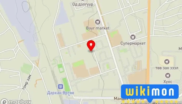 гэсэн газрын зураг Express Авто Угаалга Машин угаалга дээр Дархан