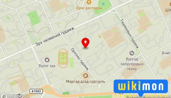гэсэн газрын зураг ганболорын гэр Нийтийн орон сууц дээр Эрдэнэт