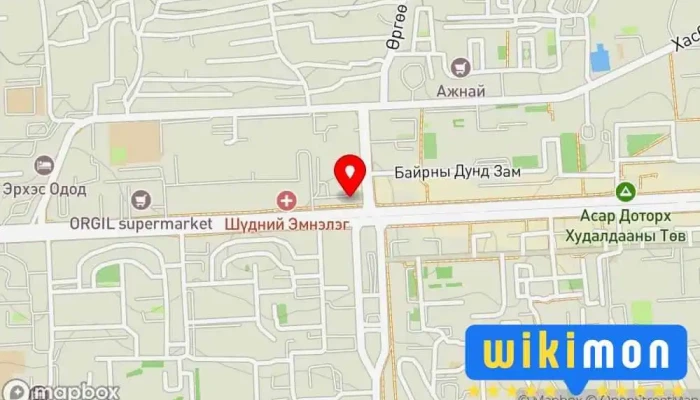 гэсэн газрын зураг Гар утас худалдааны төв Аяллын гэр машин борлуулагч дээр Улаанбаатар