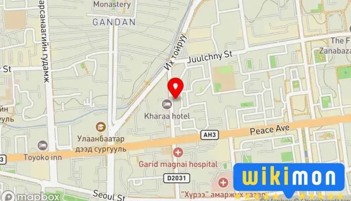 гэсэн газрын зураг Гараар урлахуй Гар урлал дээр Улаанбаатар