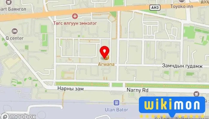 гэсэн газрын зураг Газар Холдинг Компани дээр Улаанбаатар