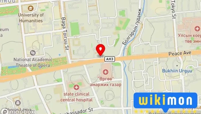 гэсэн газрын зураг Гэгээ боловсролын төв Боловсролын төв дээр Улаанбаатар