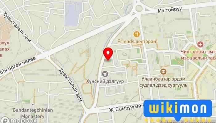 гэсэн газрын зураг 