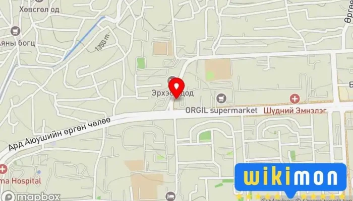 гэсэн газрын зураг Гэр бүлийн сургалт зөвлөгөө сэтгэл заслын 