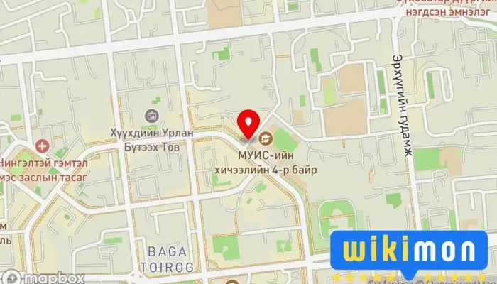 гэсэн газрын зураг Gobi and Mongolia Дэн буудал дээр Улаанбаатар