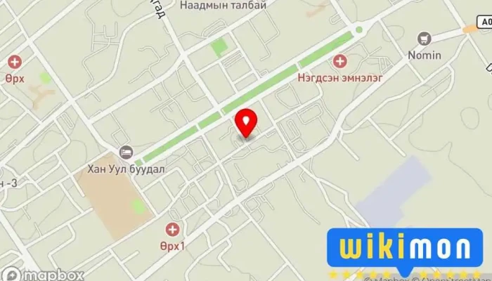 гэсэн газрын зураг Gobi Delguur Хувцас угаалгын үйлчилгээ дээр Даланзадгад