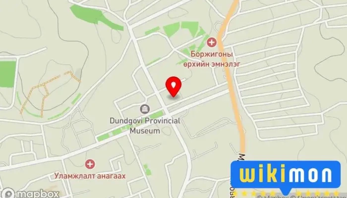 гэсэн газрын зураг Gobi hotel in Dundgobi Зочид буудал дээр Мандалговь