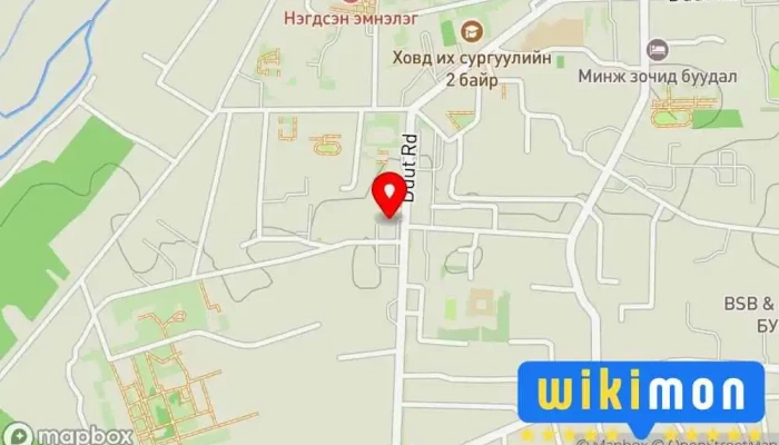 гэсэн газрын зураг Gobikhangai mebel- Ховд салбар Тавилгын дэлгүүр дээр Ховд