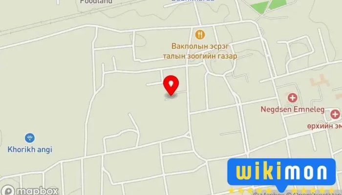 гэсэн газрын зураг Гоё Авто сэрвис Автомашины сэлбэгийн дэлгүүр дээр Зүүнхараа