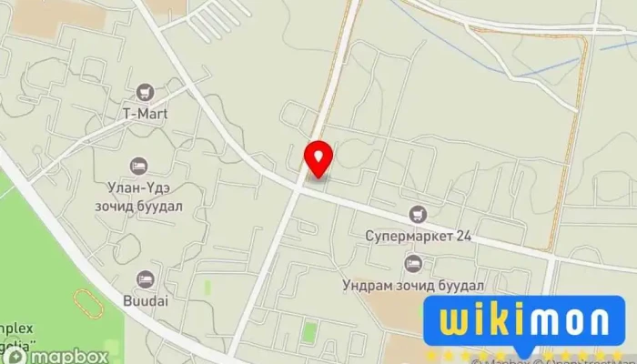 гэсэн газрын зураг Golden Rose Restaurant and Lounge Ресторан дээр Дархан