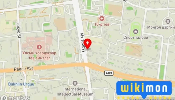 гэсэн газрын зураг Голомт Банк - Сансар Бизнес Төв/ Golomt Bank - Sansar Business Center Банк дээр Улаанбаатар