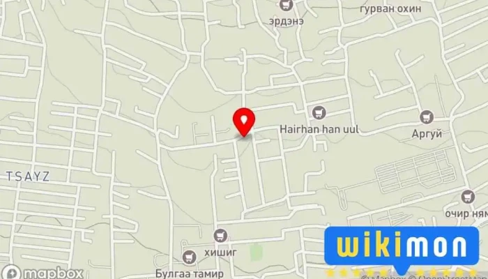 гэсэн газрын зураг Huleg Subaru Center Авто засварын төв дээр Улаанбаатар