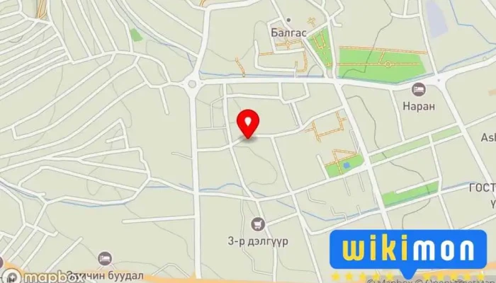 гэсэн газрын зураг huuchin tow horoo Стадион дээр Цэцэрлэг