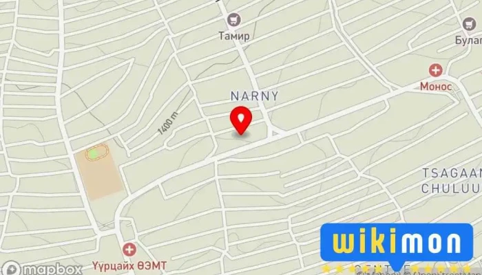 гэсэн газрын зураг Идэр авто сэлбэг худалдаа засвар Автомашин засварын газар дээр Эрдэнэт