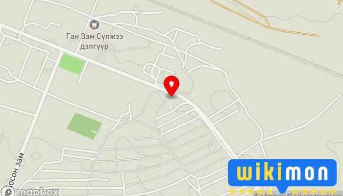 гэсэн газрын зураг Хаан хурд авто засвар сэлбэг худалдаа Авто Сайжруулах Үйлчилгээ, Автомашины сэлбэгийн дэлгүүр дээр Сайншанд