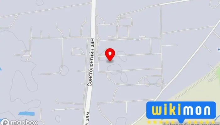 гэсэн газрын зураг Хөгжлийн Бэрхшээлтэй Хүүхдийн Сэргээн Засах Хөгжлийн Төв Эмнэлэг дээр Улаанбаатар