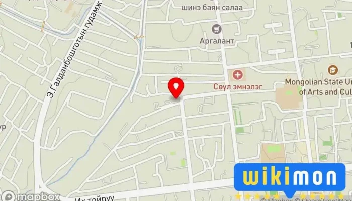 гэсэн газрын зураг Хоймор оффис Компаний Оффис дээр Улаанбаатар