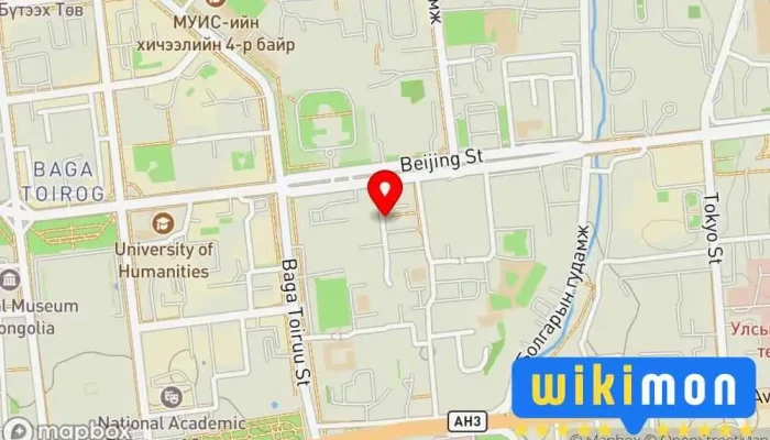 гэсэн газрын зураг Хөх толбо - хэвлэлийн газар Хэвлэлийн компани дээр Улаанбаатар