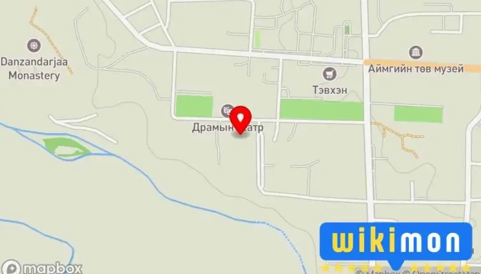гэсэн газрын зураг Холбоо Шуудан дээр Мөрөн