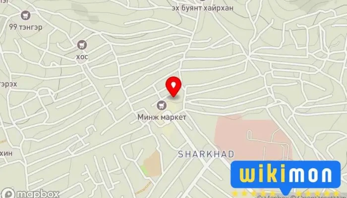 гэсэн газрын зураг Холбоолж нуур барилгын материалын дэлгүүр. Kholboolj nuur Building materials shop Худалдааны гудамж дээр БЗД - 9 хороо
