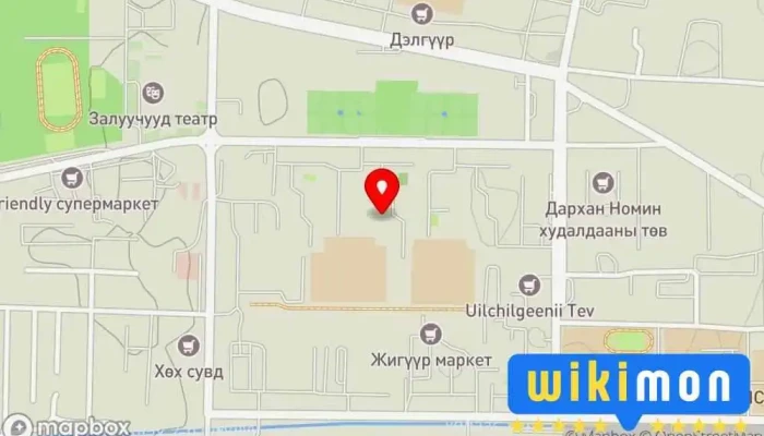 гэсэн газрын зураг Хонгорын гэр Хувийн сууцны барилгажилт дээр Дархан