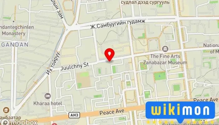 гэсэн газрын зураг Хөөрөг өв соёл дэлгүүр Үнэт эдлэлийн дэлгүүр дээр Улаанбаатар