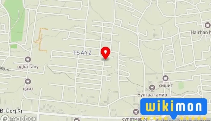 гэсэн газрын зураг Хүлэрт хөрс Үл хөдлөх хөрөнгө зуучлах агентлаг дээр Улаанбаатар