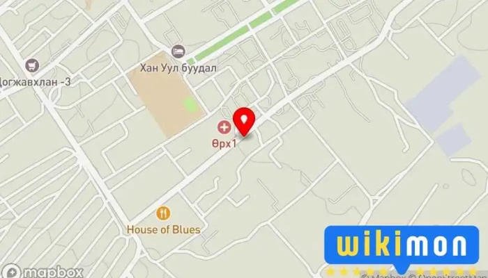 гэсэн газрын зураг Хур зочид буудал Зочид буудал дээр Даланзадгад