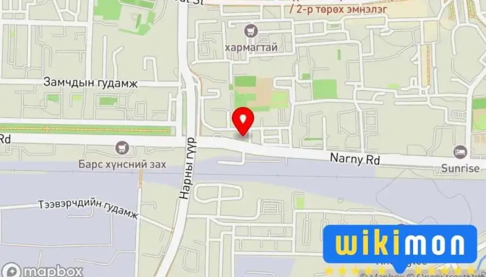 гэсэн газрын зураг Хурд Интернэшнл ХХК Tire repair shop дээр Улаанбаатар