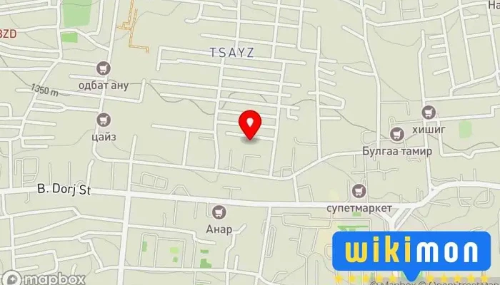 гэсэн газрын зураг ХУРД ИНТЕРНЭШНЛ ХХК Дугуйны дэлгүүр, Машины Зайны Дэлгүүр дээр Улаанбаатар