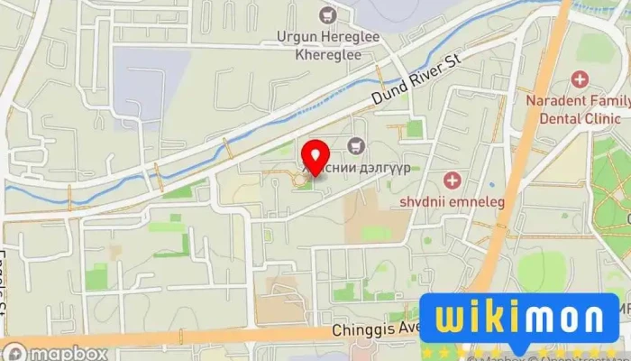 гэсэн газрын зураг Khurgult Service LLC Барилгын материалын дэлгүүр дээр Улаанбаатар