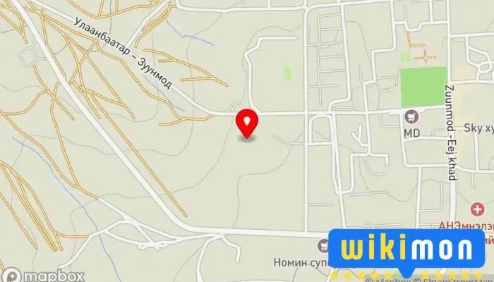 гэсэн газрын зураг Хуурай замын цэргийн командлал Цэргийн зөвлөл дээр Зуунмод