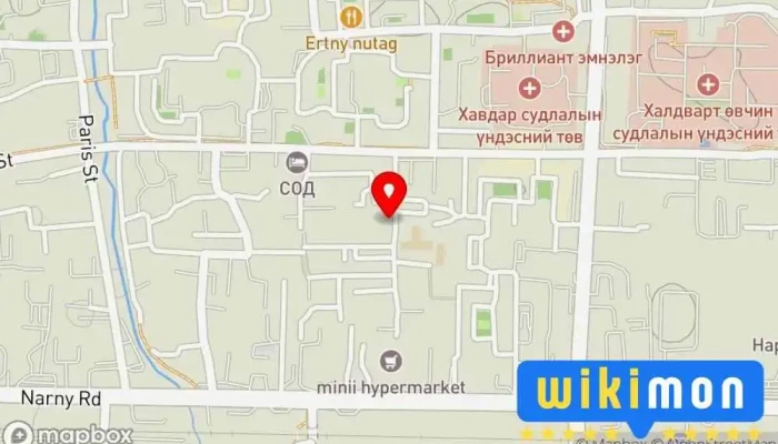 гэсэн газрын зураг Хувийн машины зогсоол Автомашины зогсоол дээр Улаанбаатар