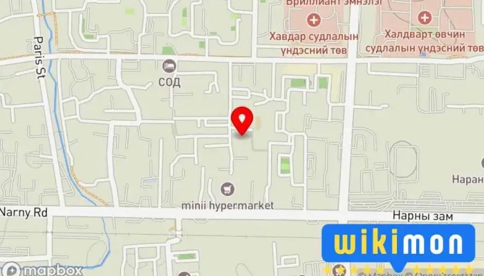 гэсэн газрын зураг Хувийн машины зогсоол Автомашины зогсоол дээр Улаанбаатар