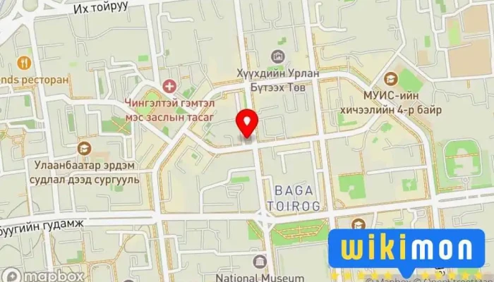 гэсэн газрын зураг Магнет бичиг хэргийн дэлгүүр Дэлгүүр дээр Улаанбаатар