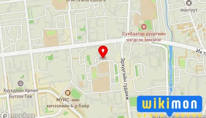гэсэн газрын зураг Манай эмч өрхийн эрүүл мэндийн төв Эмнэлэг дээр Улаанбаатар