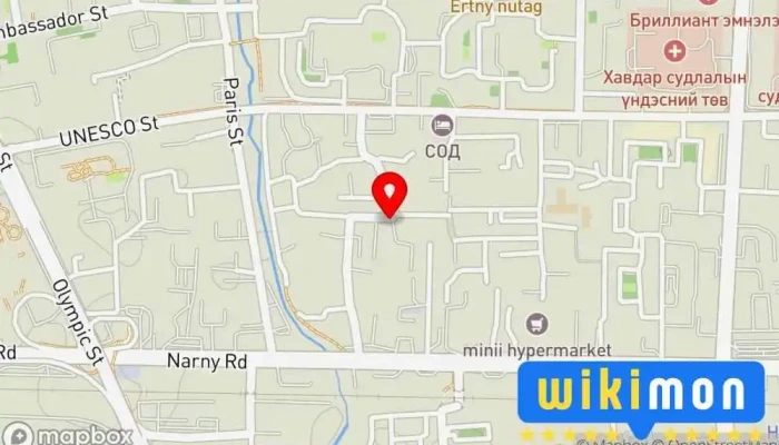 гэсэн газрын зураг Машины зогсоол Автомашины зогсоол дээр Улаанбаатар