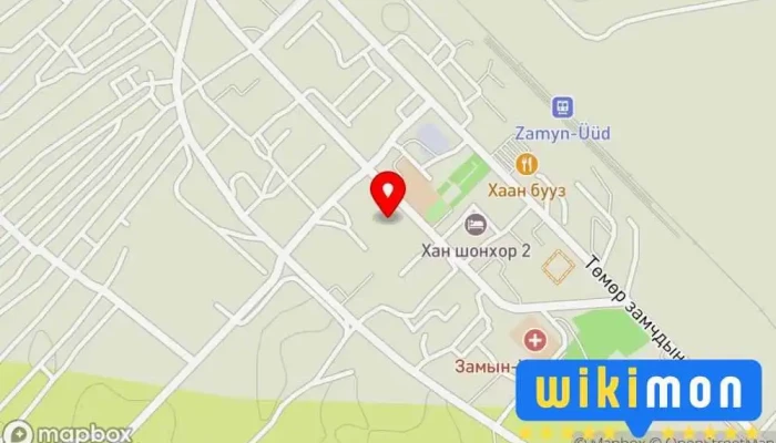 гэсэн газрын зураг Мэдээлэл холбооны сүлжээ ЗҮ салбар Компаний Оффис дээр Замын-Үүд